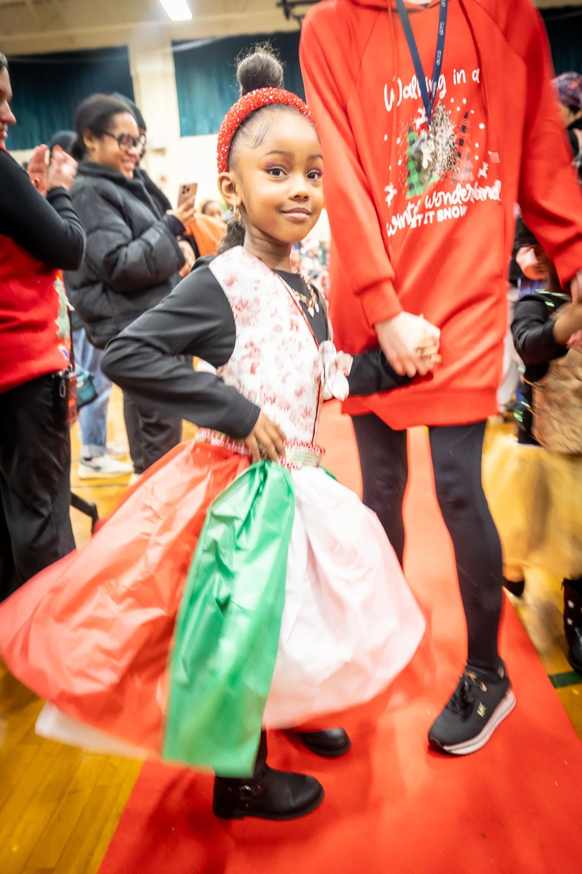 Winter Fair fashion show student participant
